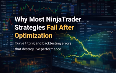 Why Most NinjaTrader Strategies Fail After Optimization